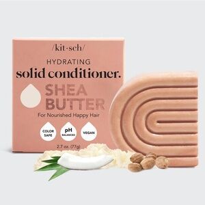 Kitsch Solid Conditioner with Shea Butter for Hair NEW